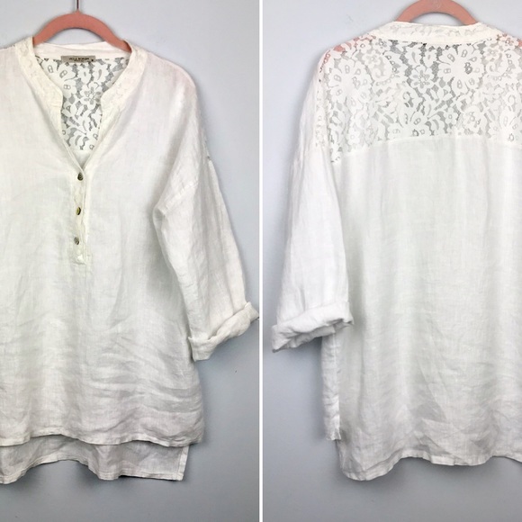 viola borghi linen dress